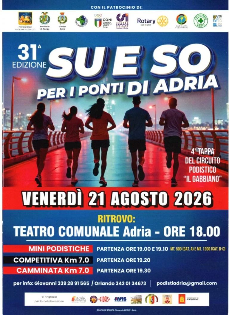 31° Su e So per i Ponti di Adria